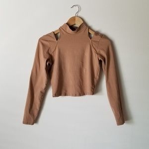 Asos - mock neck crop top